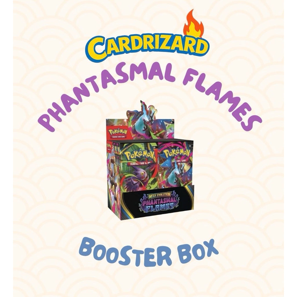 Pokemon ME02 Phantasmal Flames Booster Box Pokemon Mega Evolutions